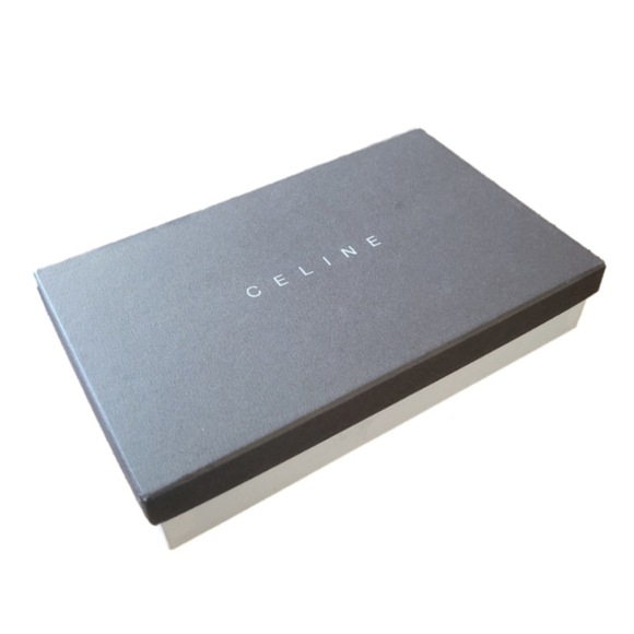 Celine Triomphe Vintage Macadam Denim and Leather Continental Wallet - Picture 13 of 13